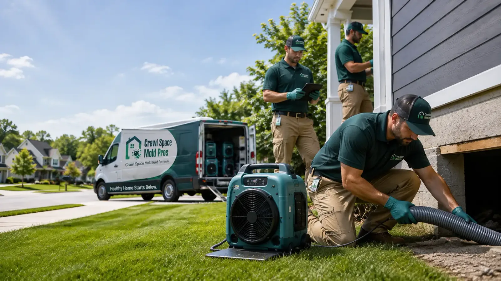 Crawl Space Mold Removal in Dawson, PA